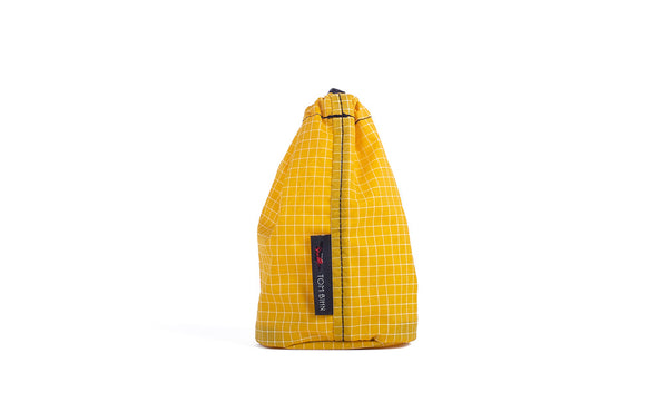 A Size 1 Solaris (yellow with white grid) 200 Halcyon Travel Stuff Sack.